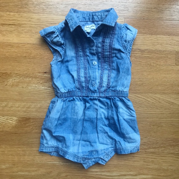 Splendid Other - 3/$10 - Splendid Baby Girl's Chambray Denim Romper